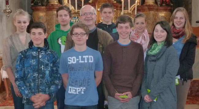 Ministranten in Lintach 2013