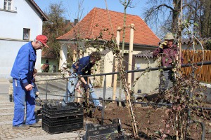 am Kirchenaufgang