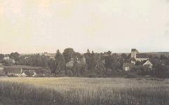 alte Postkarte von Lintach